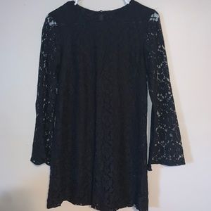 Black lace dress!
